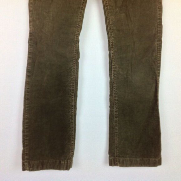 Polo Ralph Lauren Corduroy Pants Womens 4 Brown Straight - Picture 3 of 7